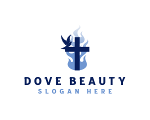 Dove Cross Church logo design
