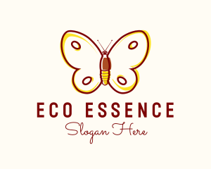 Eco Friendly Butterfly logo design