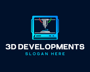 3D Machine Printer logo