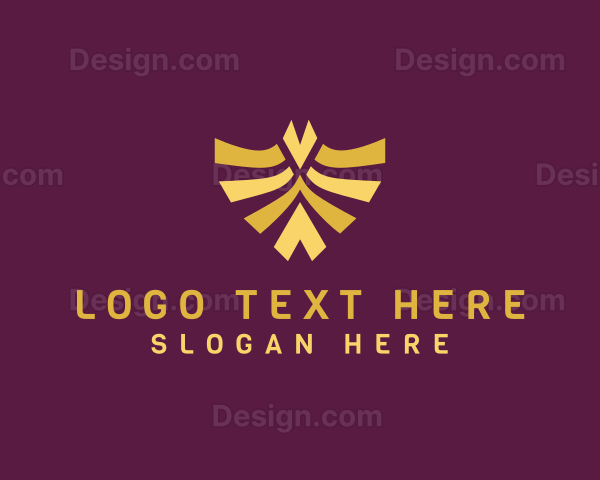 Elegant Bird Shield Logo