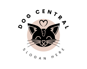 Pet Cat Veterinary logo design