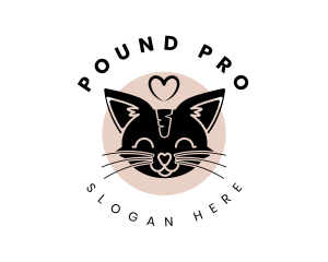 Pet Cat Veterinary logo design