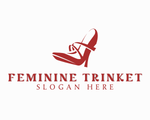 Feminine Fashion Stiletto  logo design