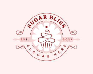 Sweet Cupcake Bakery logo design