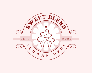 Sweet Cupcake Bakery logo design