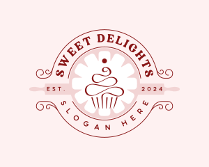 Sweet Cupcake Bakery logo design