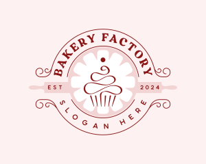 Sweet Cupcake Bakery logo design