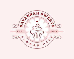 Sweet Cupcake Bakery logo design