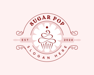 Sweet Cupcake Bakery logo design