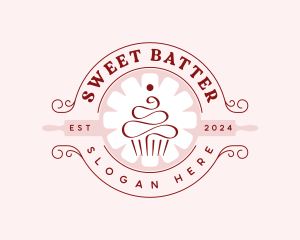 Sweet Cupcake Bakery logo design