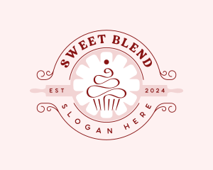 Sweet Cupcake Bakery logo design