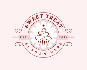 Sweet Cupcake Bakery logo design