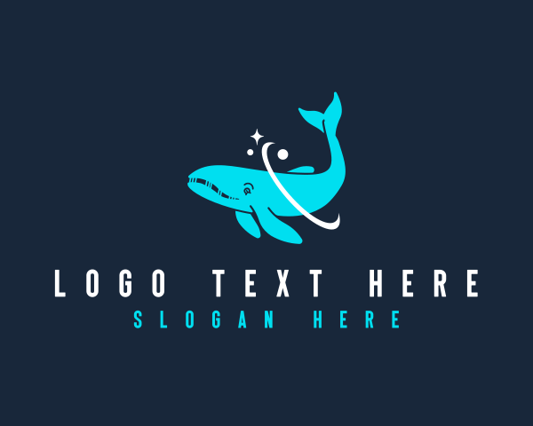 Whale logo example 2