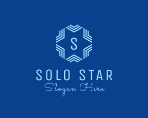 Geometric Star Software App logo design