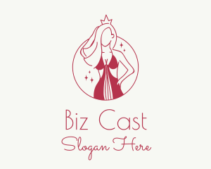 Pink Pageant Queen  Logo