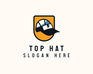 Sports Visor Cap logo design