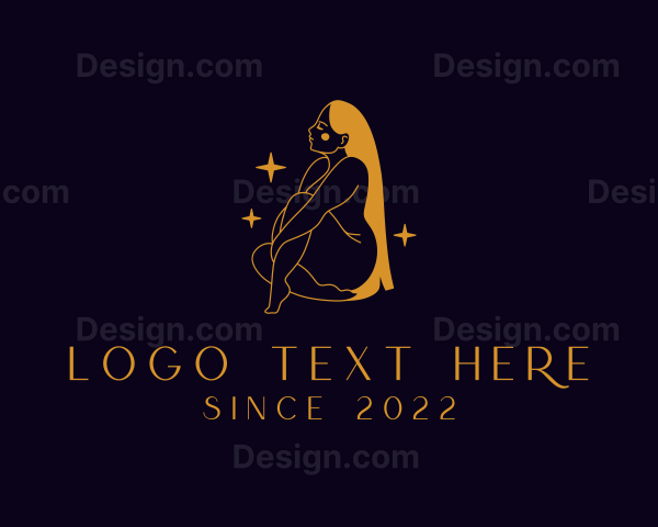 Luxury Naked Woman Logo