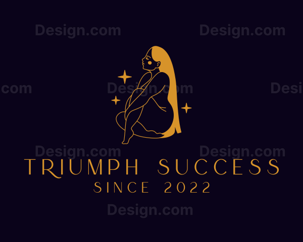 Luxury Naked Woman Logo