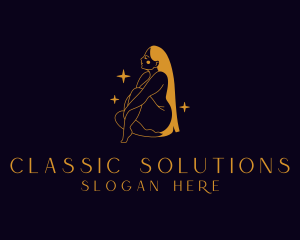 Luxury Naked Woman Logo