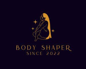 Luxury Naked Woman logo design