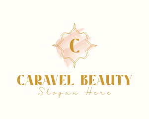 Natural Beauty Makeup Craft logo design