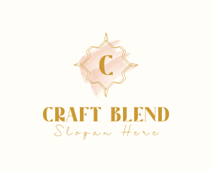 Natural Beauty Makeup Craft logo design