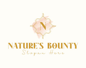 Natural Beauty Makeup Craft logo design