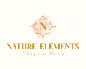 Natural Beauty Makeup Craft logo design