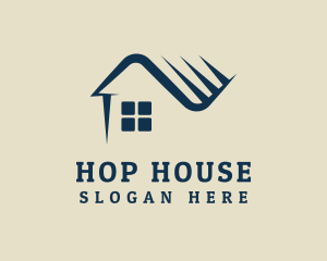 House Roof Property logo design