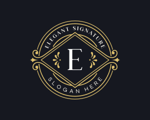 Elegant Luxury Ornament logo design