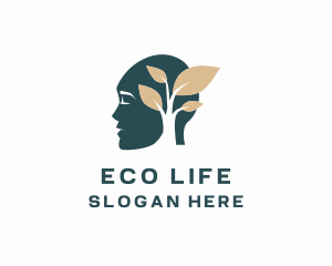 Eco Human Mental Wellness logo design