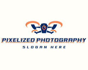 Drone Propeller Surveillance logo design