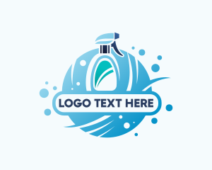 Cleaning Spray Bottle  logo