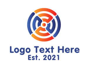 Circular - Wi-Fi Tech Circle logo design