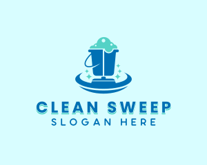 Housekeeping Sanitation Cleaning  logo design