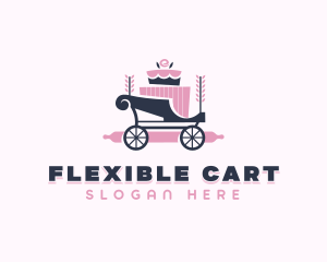 Cake Baking Carriage logo design