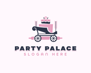 Cake Baking Carriage logo design