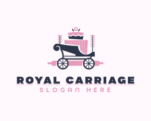 Cake Baking Carriage logo design