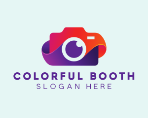 Colorful Camera App logo design