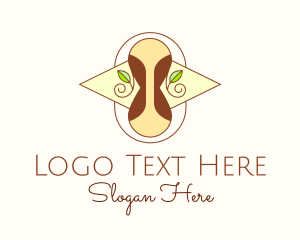 Elegant Hourglass Nature logo