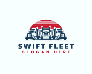 Mover Truck Fleet logo design