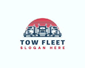 Mover Truck Fleet logo design