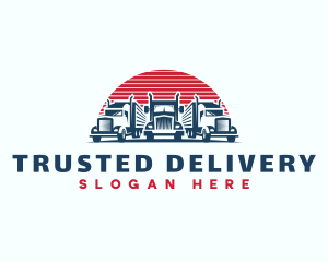 Mover Truck Fleet logo design