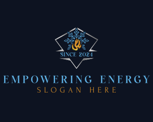 Fire Ice Energy logo design