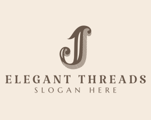 Elegant Stylish Boutique Letter J logo