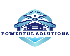 Power Wash Sprayer logo design