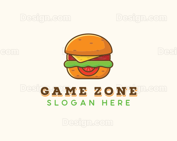 Burger Sandwich Cafe Logo