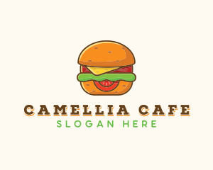 Burger Sandwich Cafe logo design