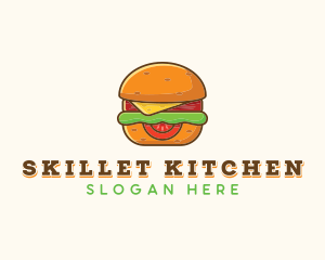 Burger Sandwich Cafe logo design