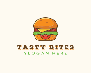 Burger Sandwich Cafe logo design